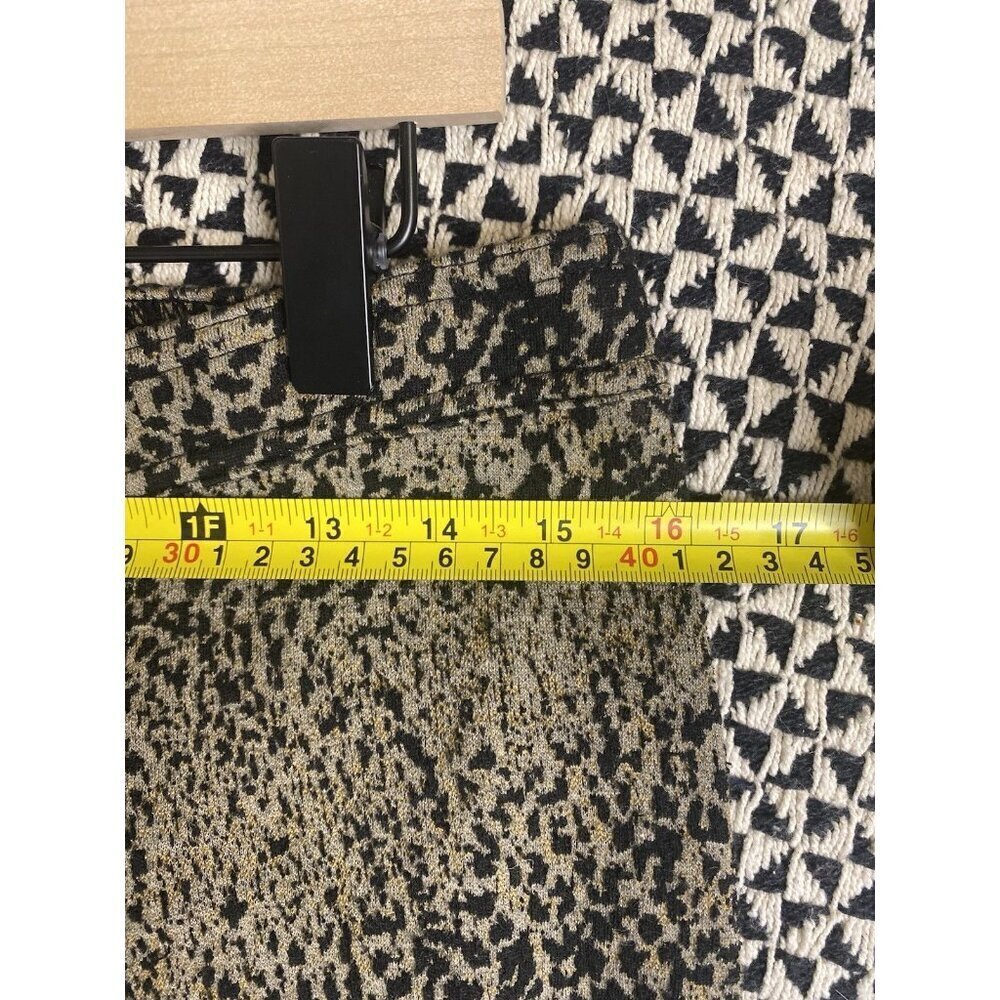 Free People Knit Leggings in Leopard Print Combo Vintage Tan Beige Size SP - Picture 3 of 9